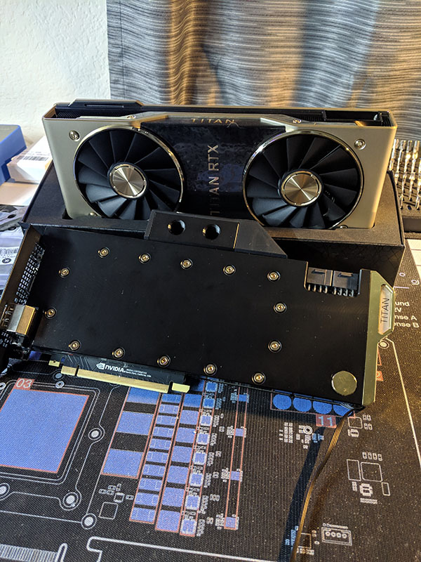Boomer Sooner Titan RTX and Cooling Block